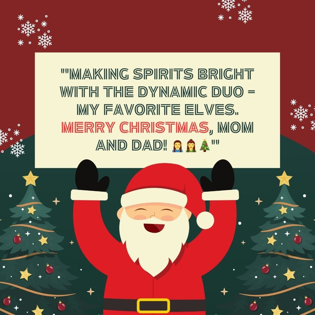 Christmas Captions For Parents