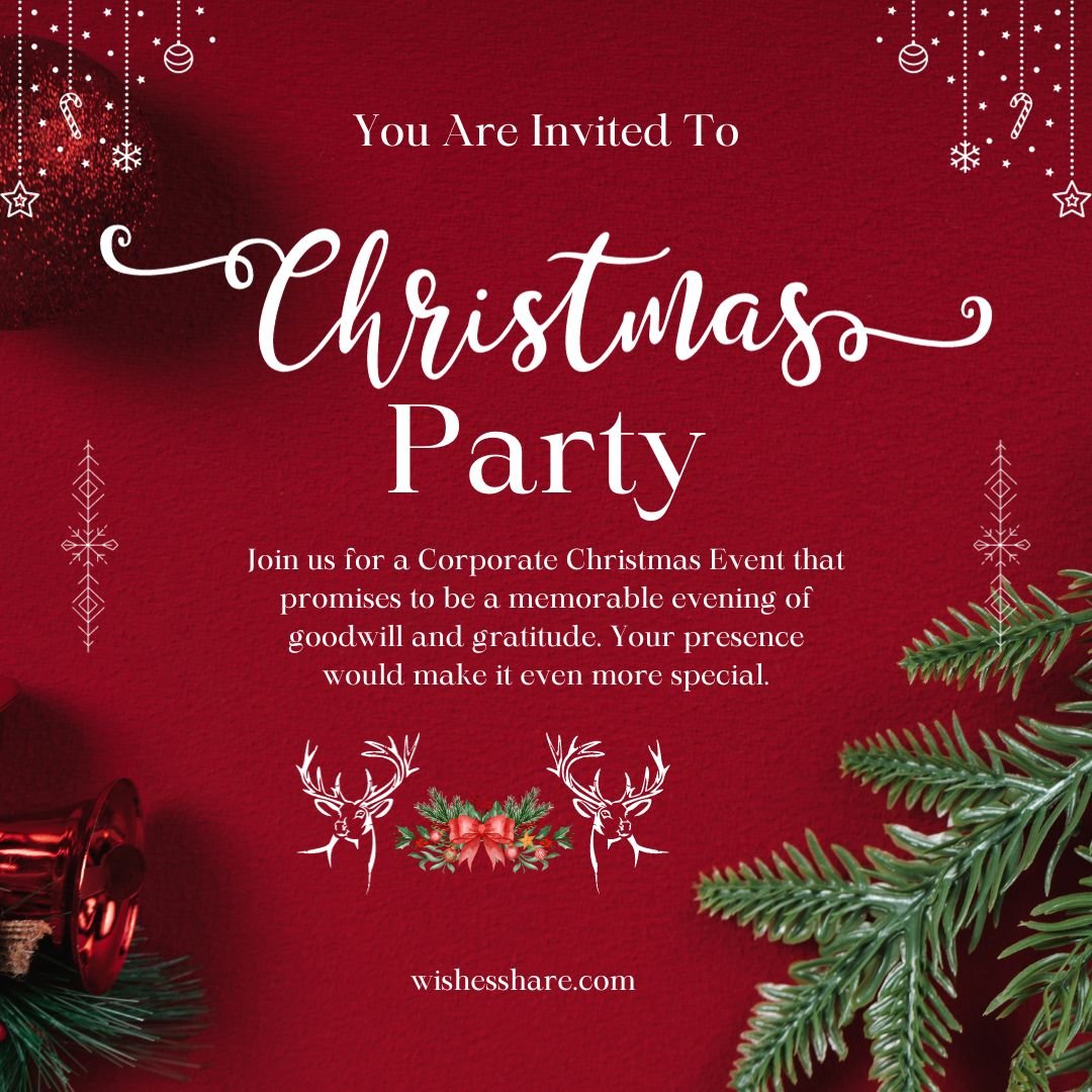 Christmas Invitation Wording and Messages Ideas