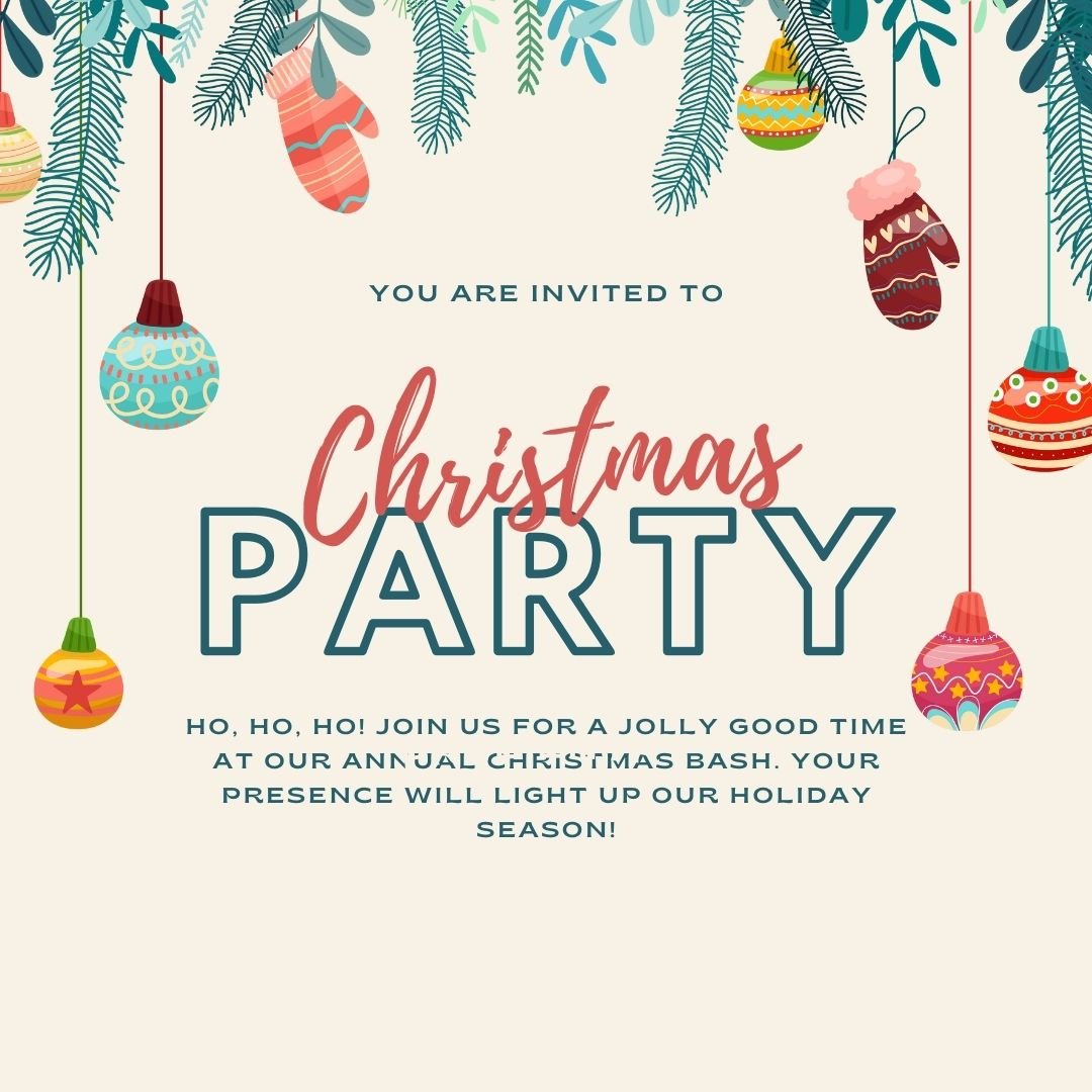 Christmas Party Invitation Messages