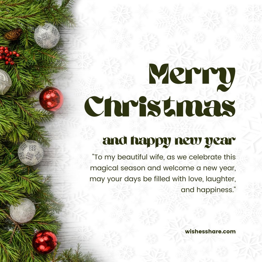 100+ Christmas Messages For Wife – Romantic Christmas Texts 5 Christmas and New Year Wishes for Wife