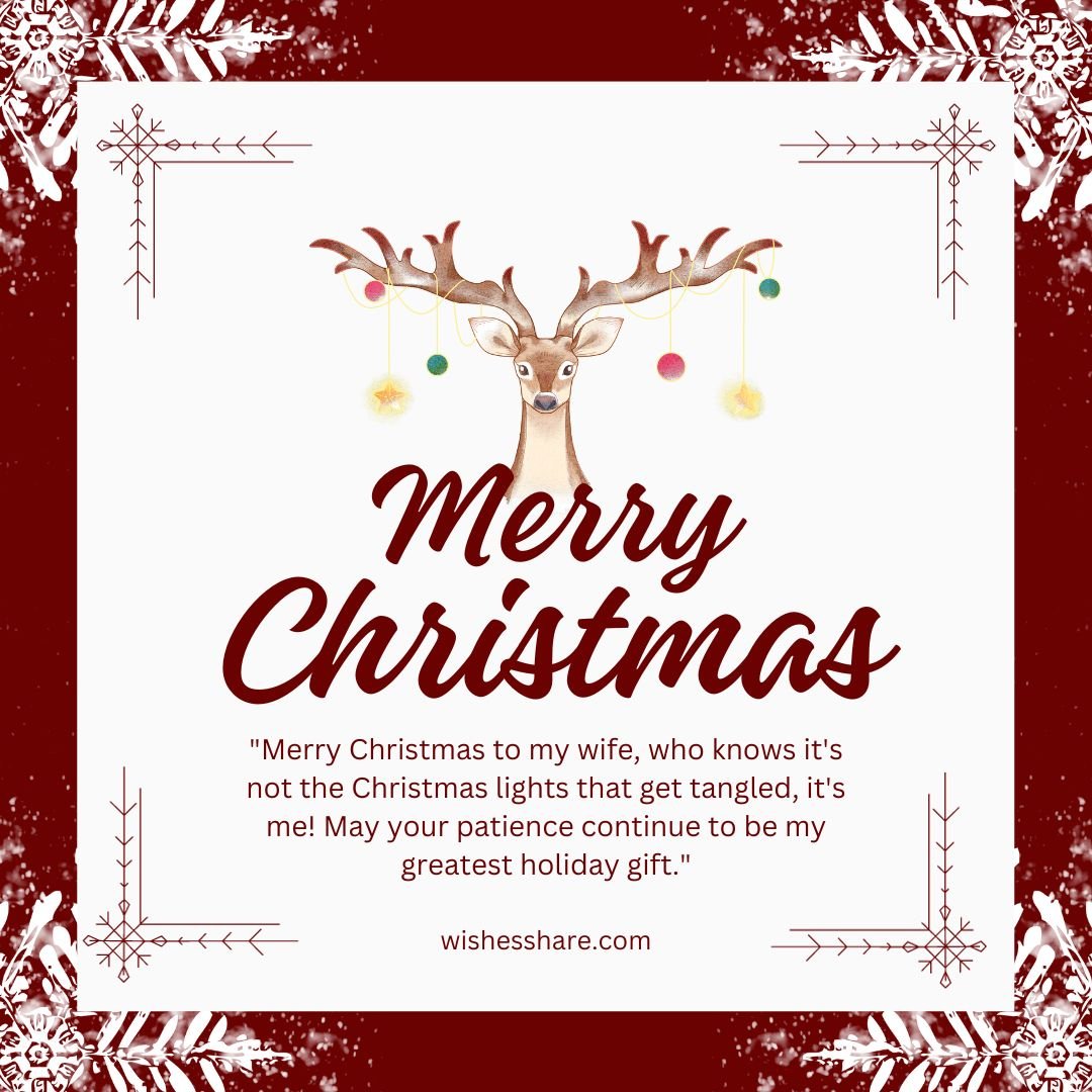 100+ Christmas Messages For Wife – Romantic Christmas Texts 6 Funny Christmas Wishes for Wife