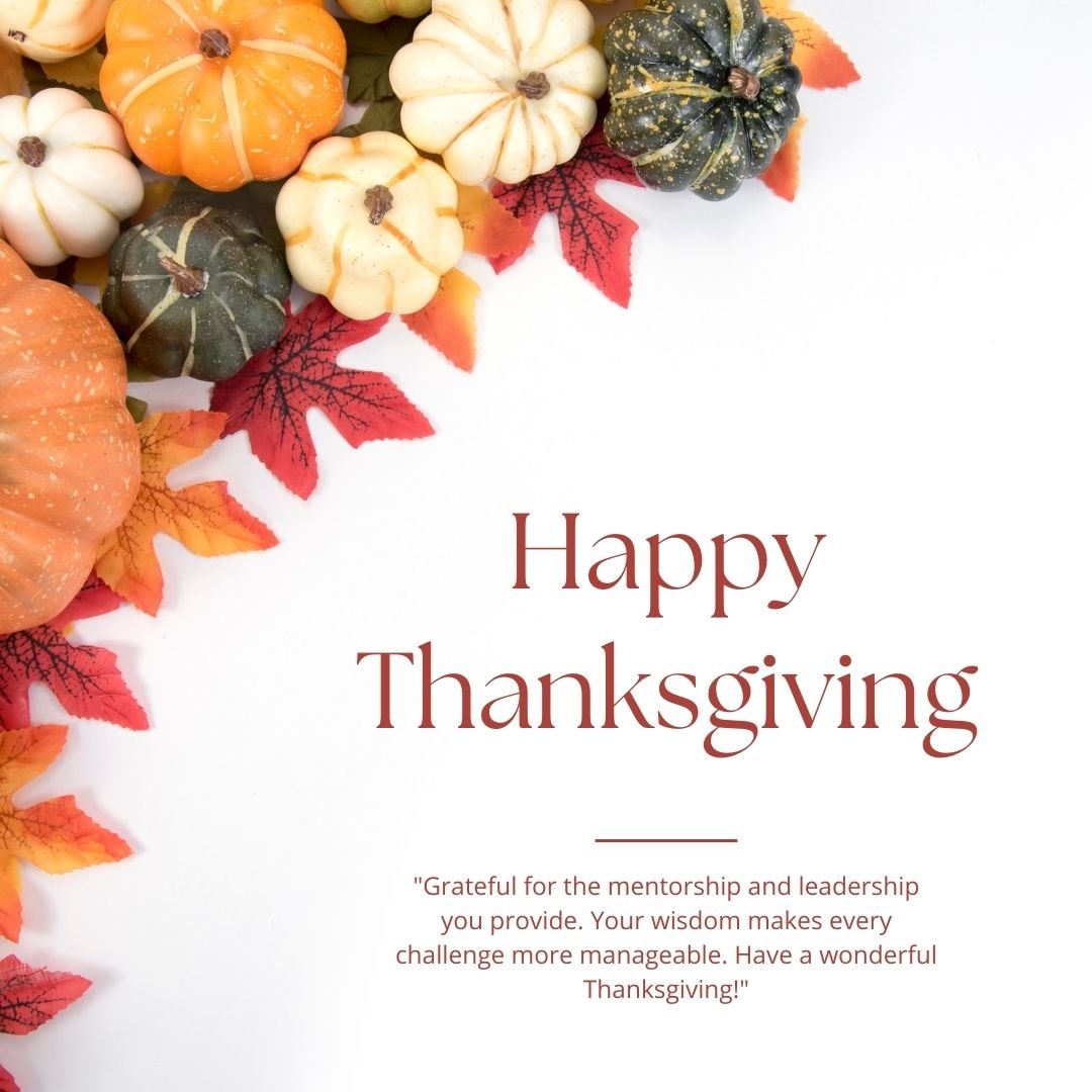 Thanksgiving Messages For Colleagues or Coworkers