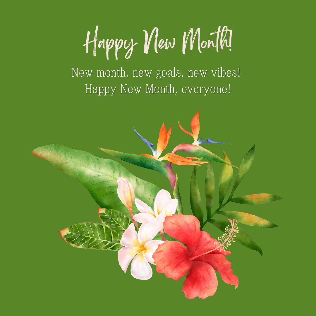 Happy New Month Captions for Social Media