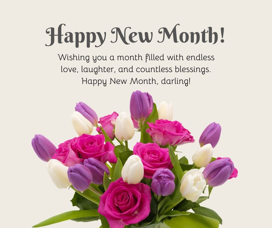 Happy New Month Messages for Your Dearest