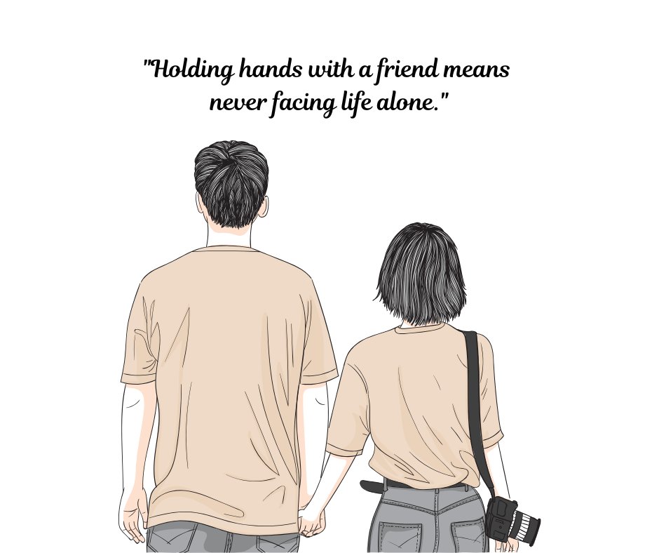 Holding Hands Quotes for Friends