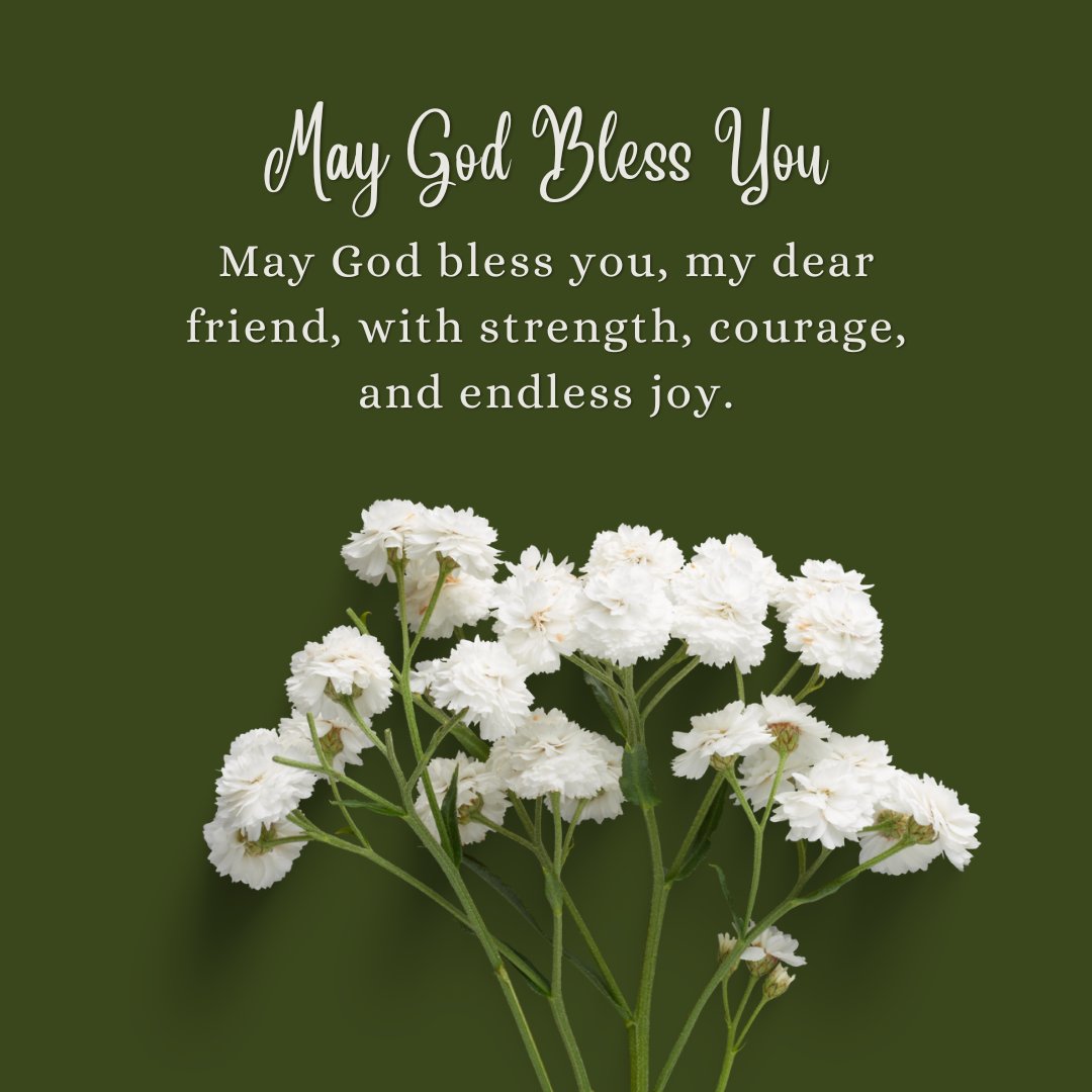 May God Bless You Messages for a Friend