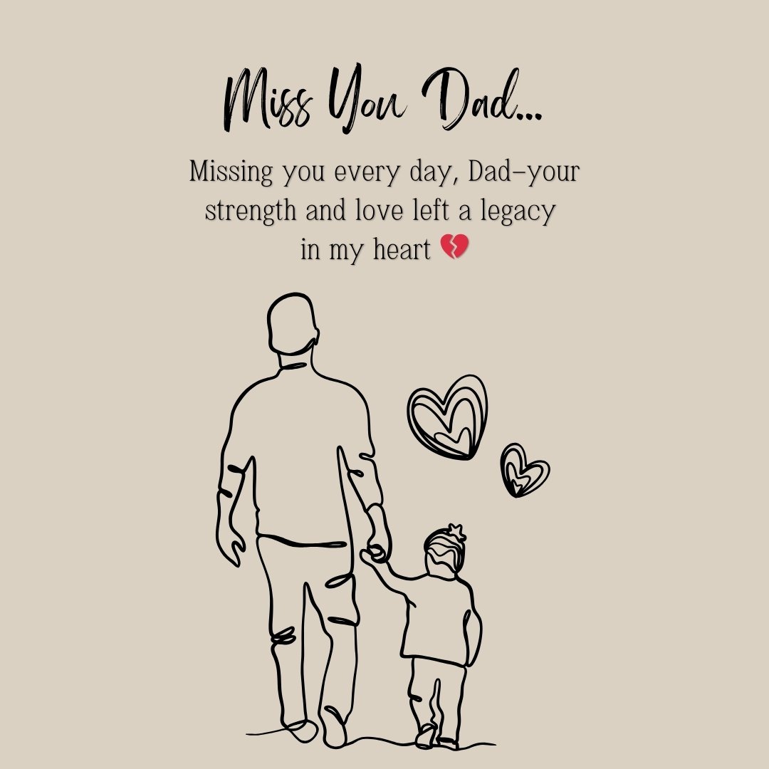 Miss You Dad After Death Texts