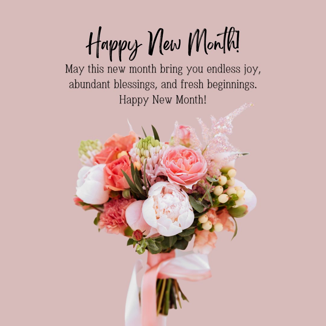 Refreshing New Month Wishes and Messages
