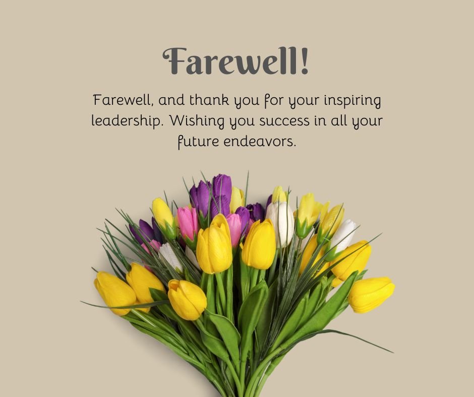 Respectful Farewell Messages for Boss