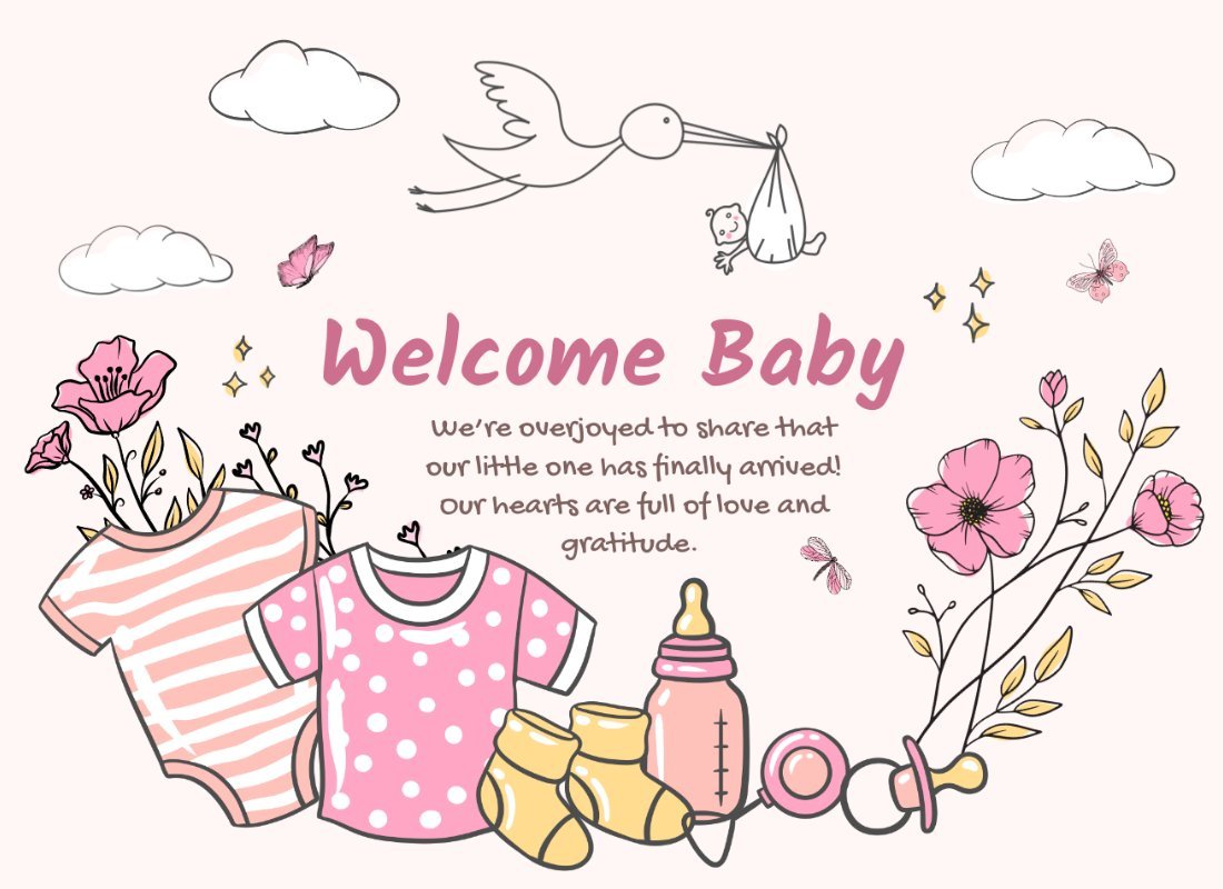 Baby Birth Announcement Text Messages to Family