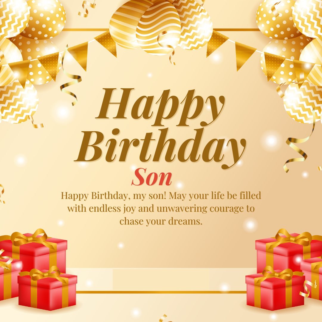 Blessing Birthday Wishes for Son from Mother