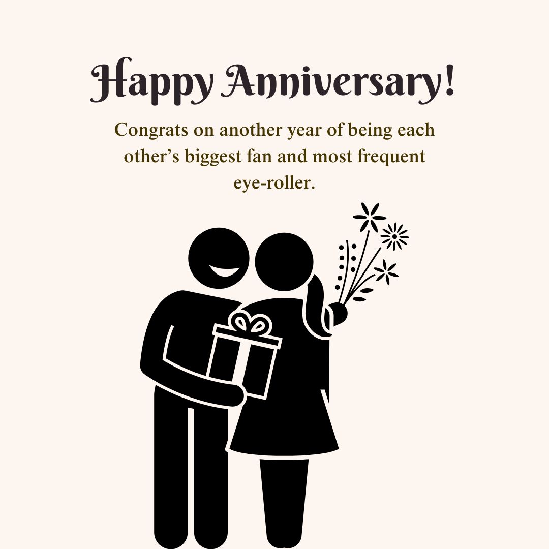 Funny Anniversary Wishes for Couples