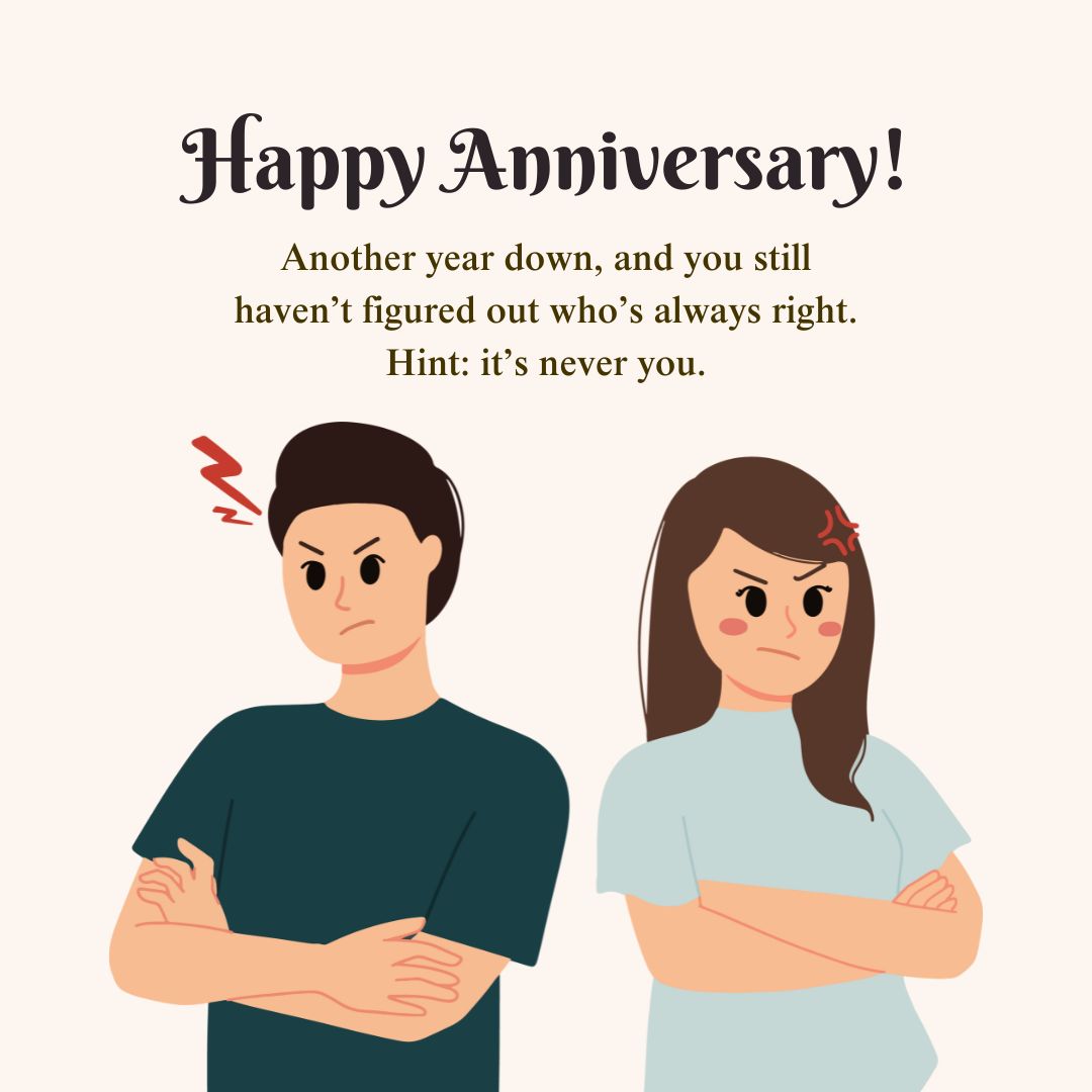 Funny Anniversary Wishes