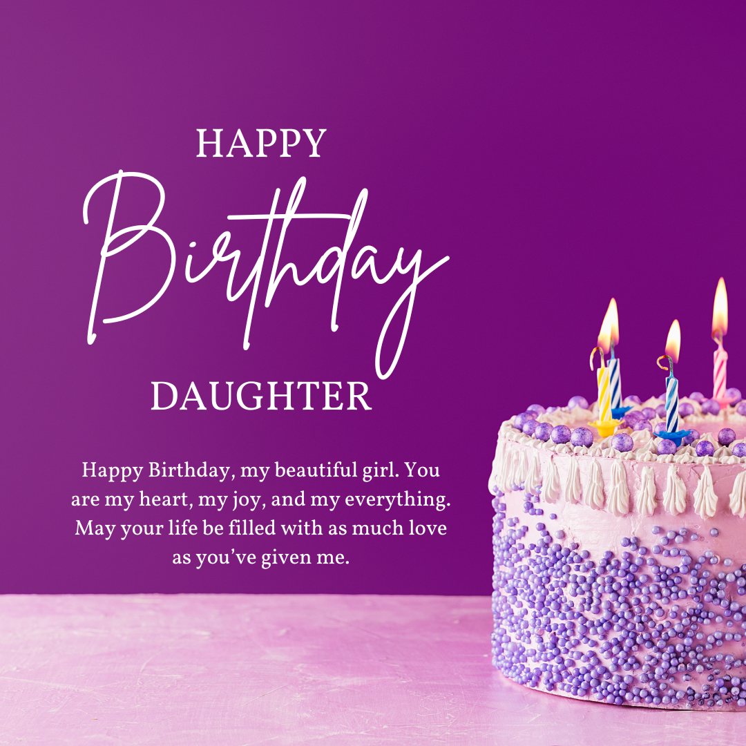 Heart Touching Birthday Wishes for Daughter from Mother