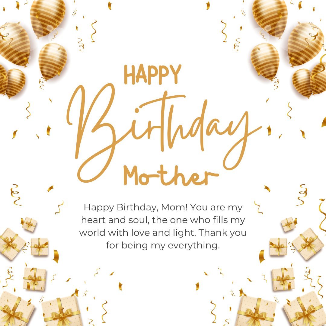 Heart Touching Birthday Wishes for Mother with Love