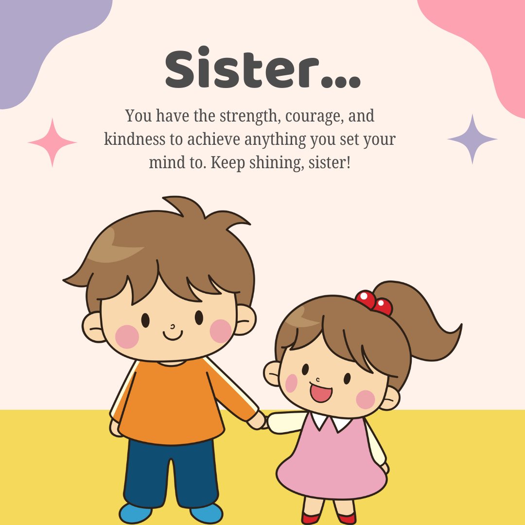 Inspirational Messages for Sister