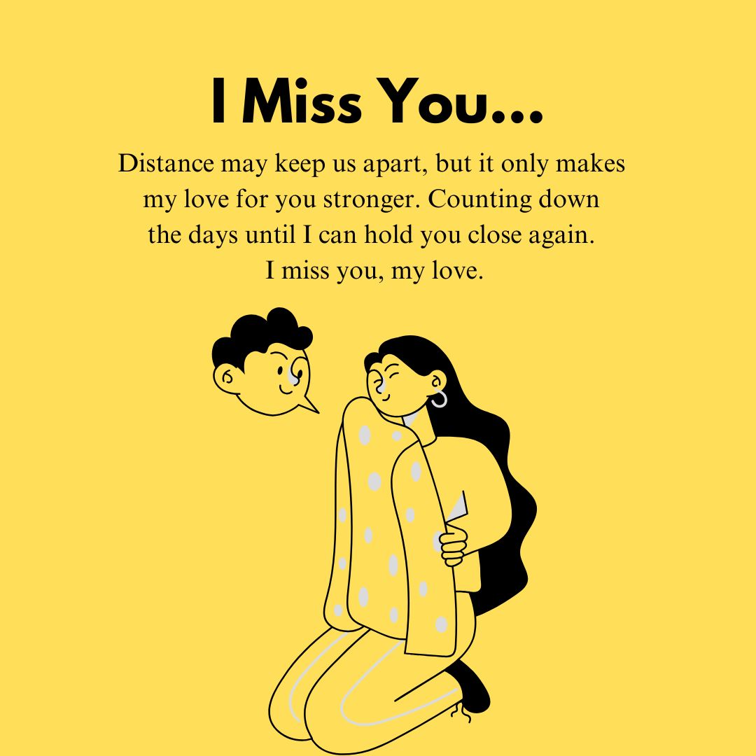 Miss You Messages for Husband Long Distance