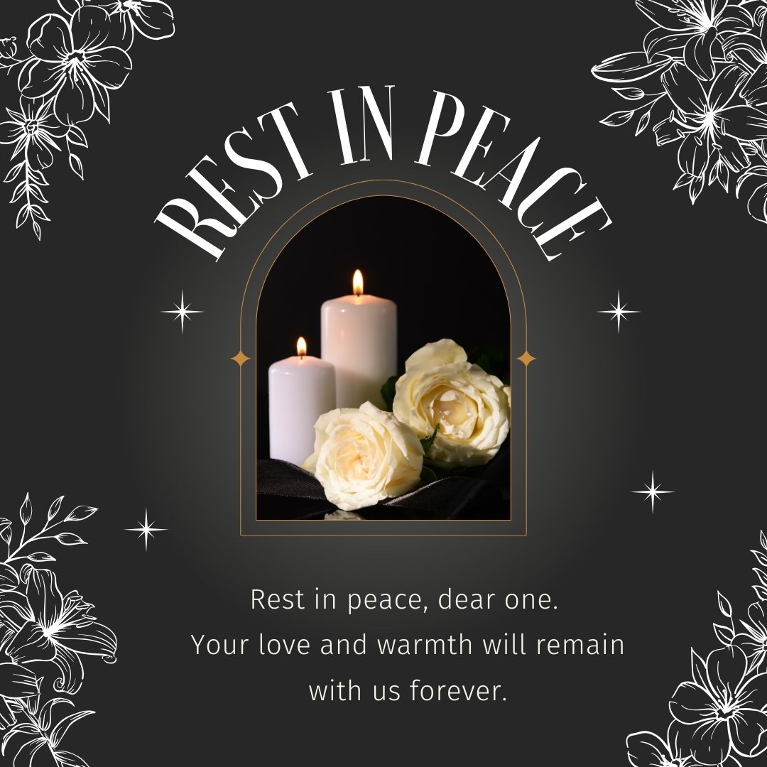 Rest in Peace Message for Family Member