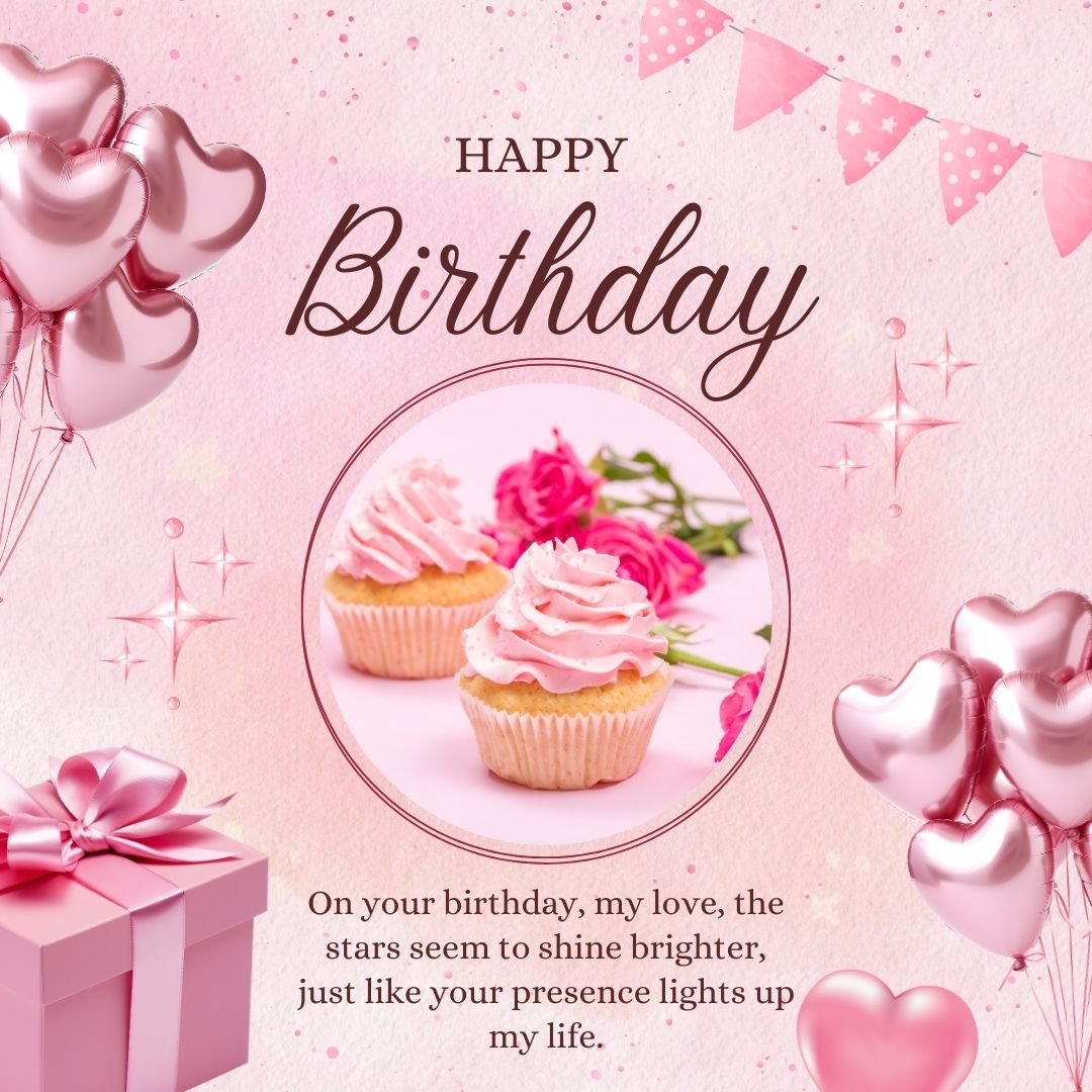 Romantic Happy Birthday Wishes for Wife