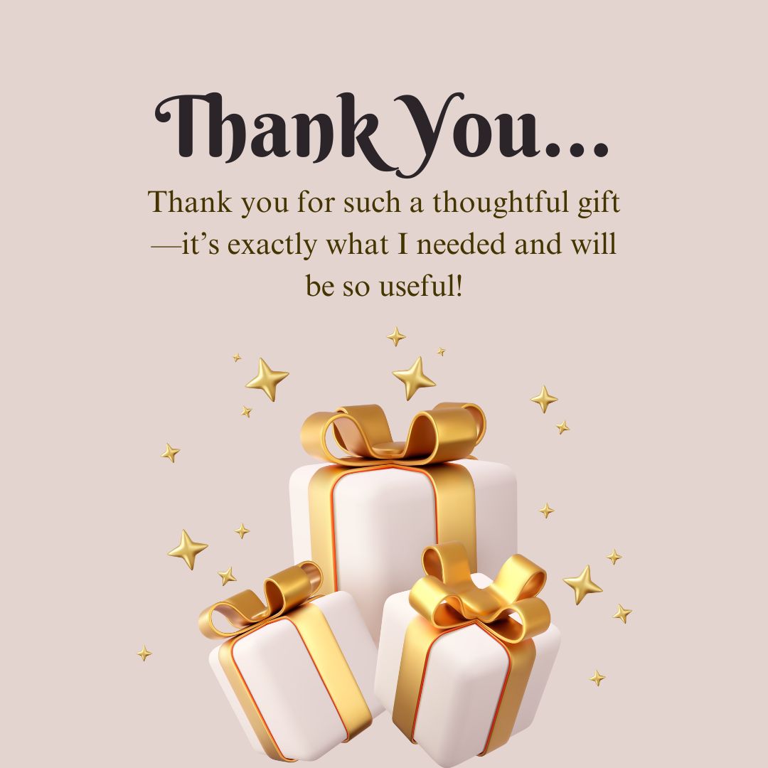 Thank You Message for Gift