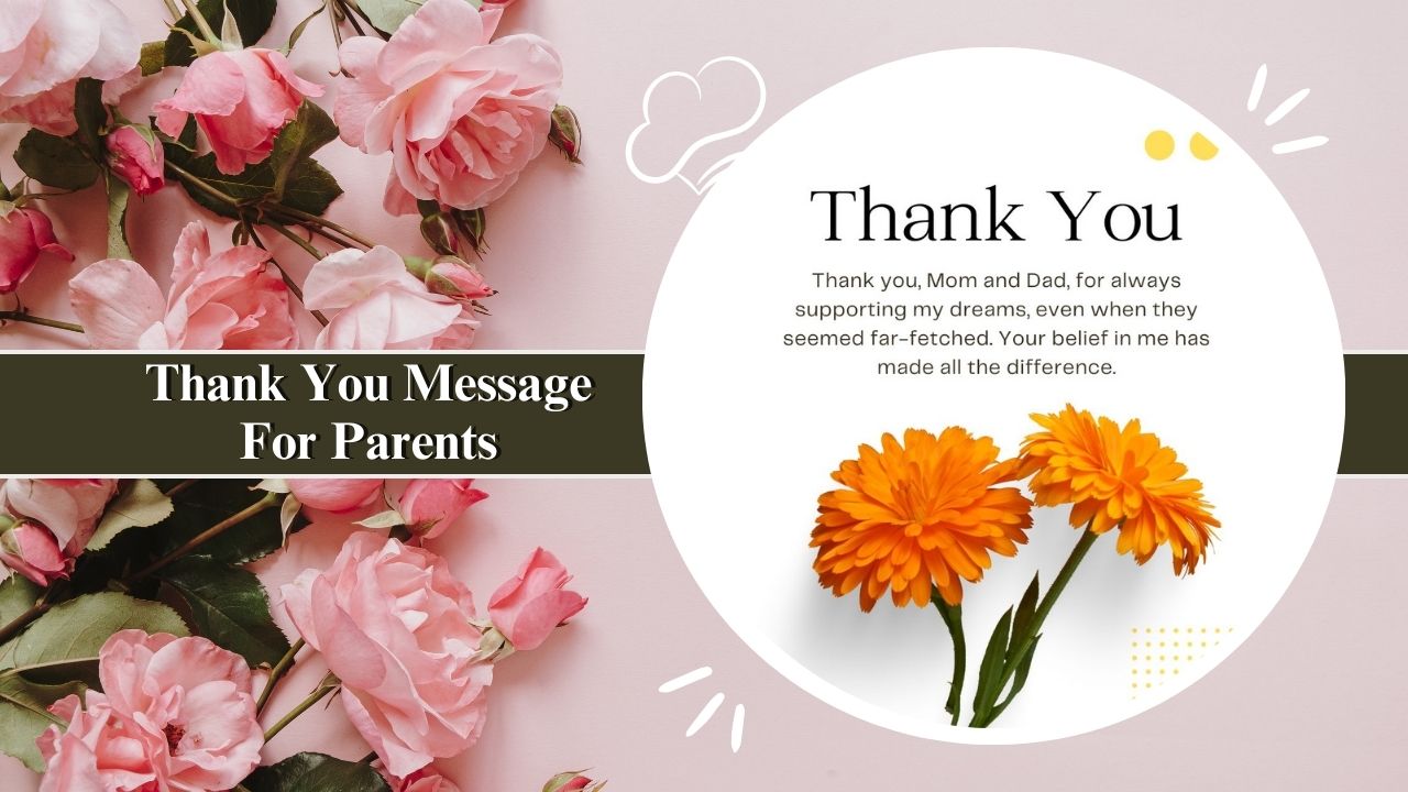 150+ Thank You Message for Parents for Any Occasion - thank you message for parents