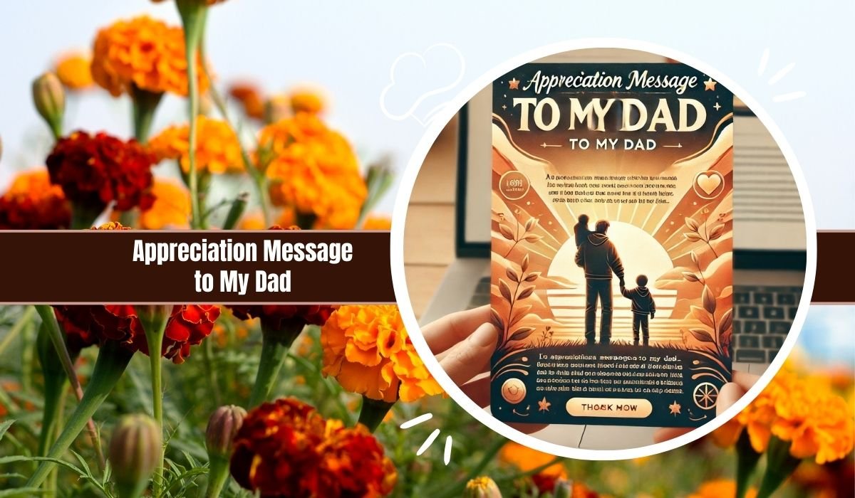 Appreciation Message to My Dad