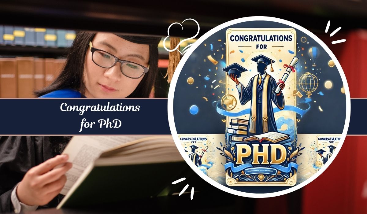 Congratulations for PhD