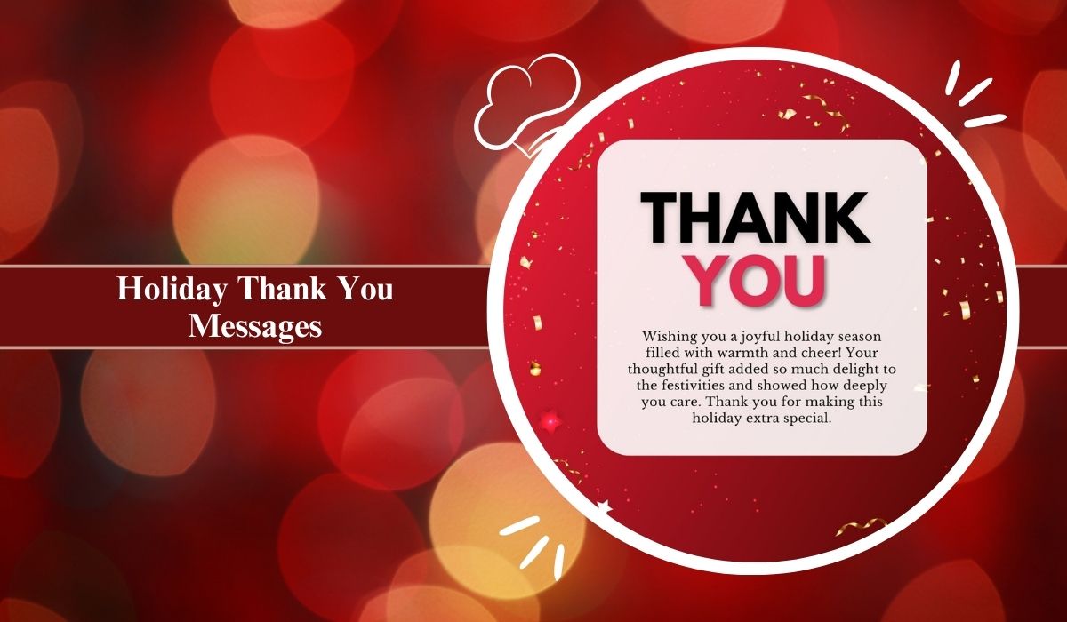 Holiday Thank You Messages