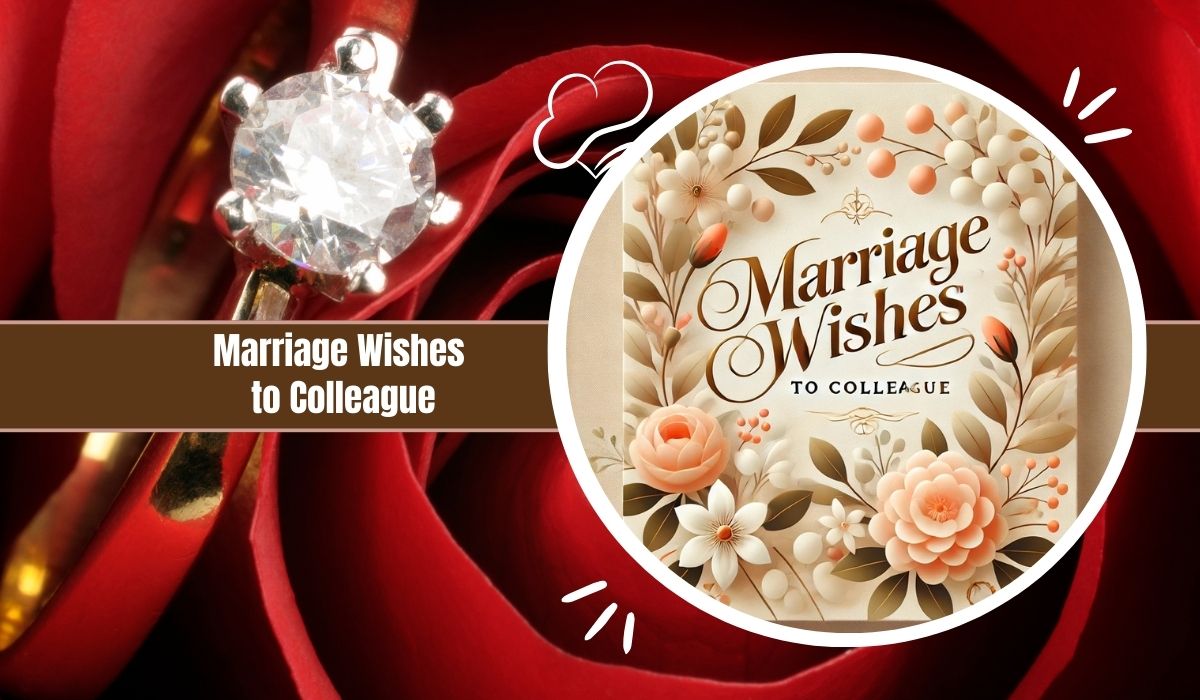 Marriage Wishes to Colleague