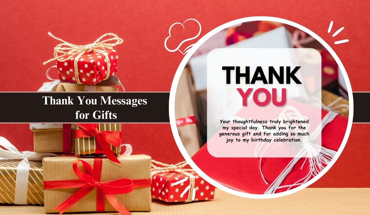 Thank You Messages for Gifts