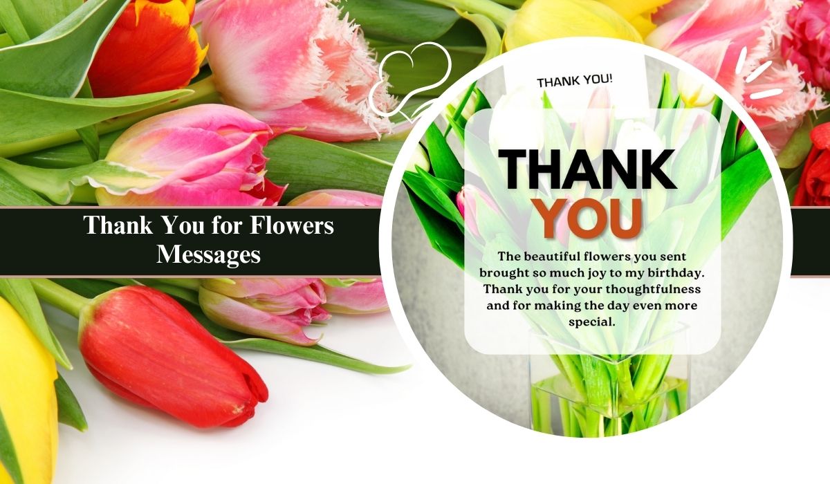 Thank You for Flowers Messages