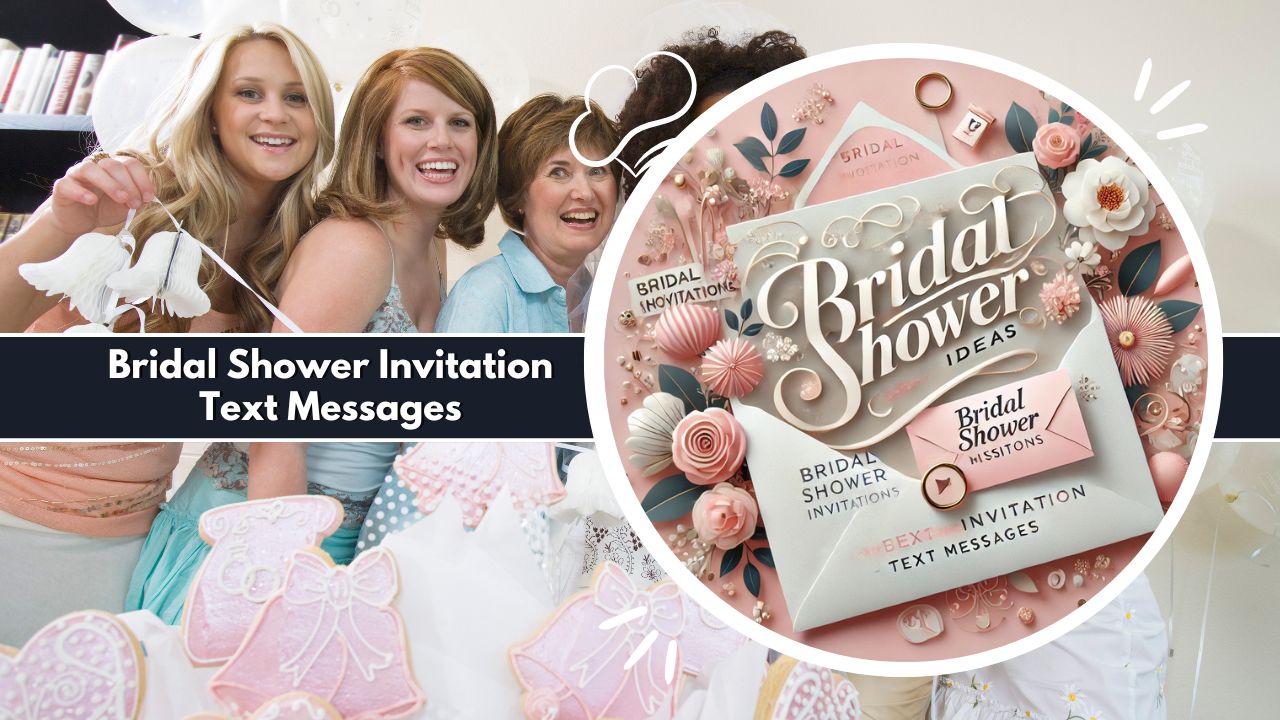 Bridal Shower Invitation Text Messages