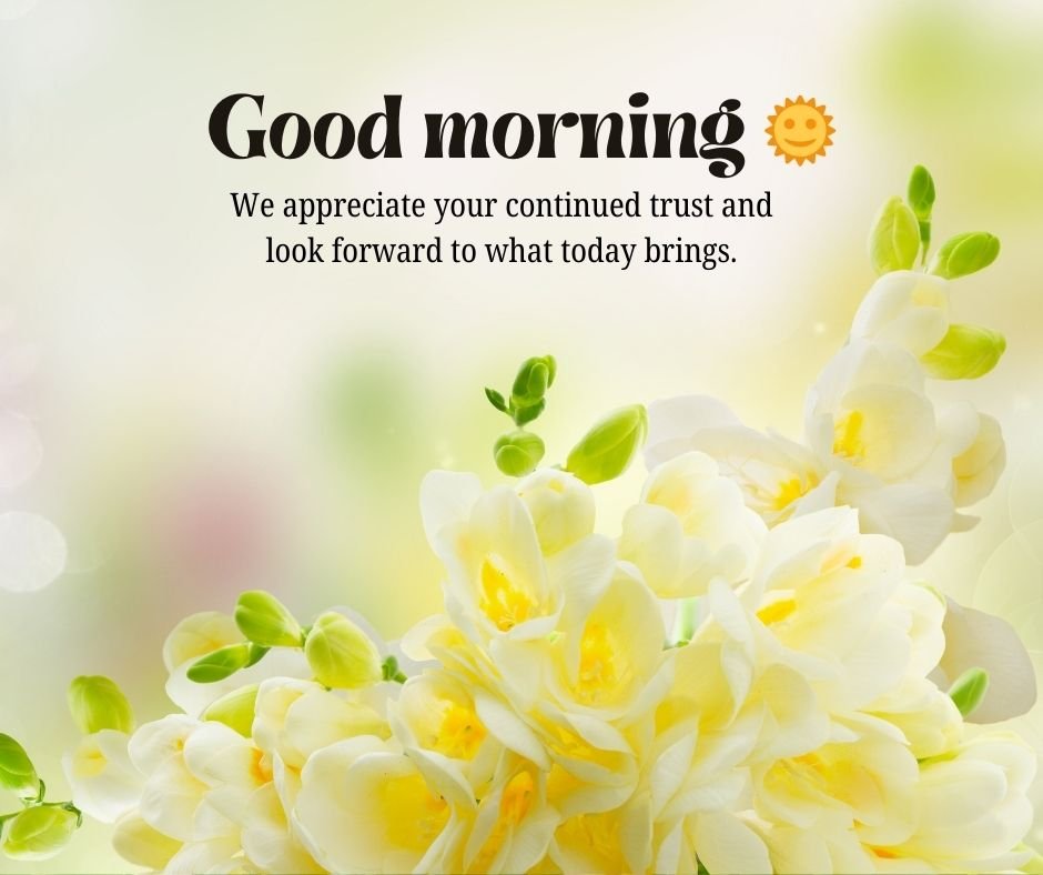 Professional Good Morning Messages for Clients