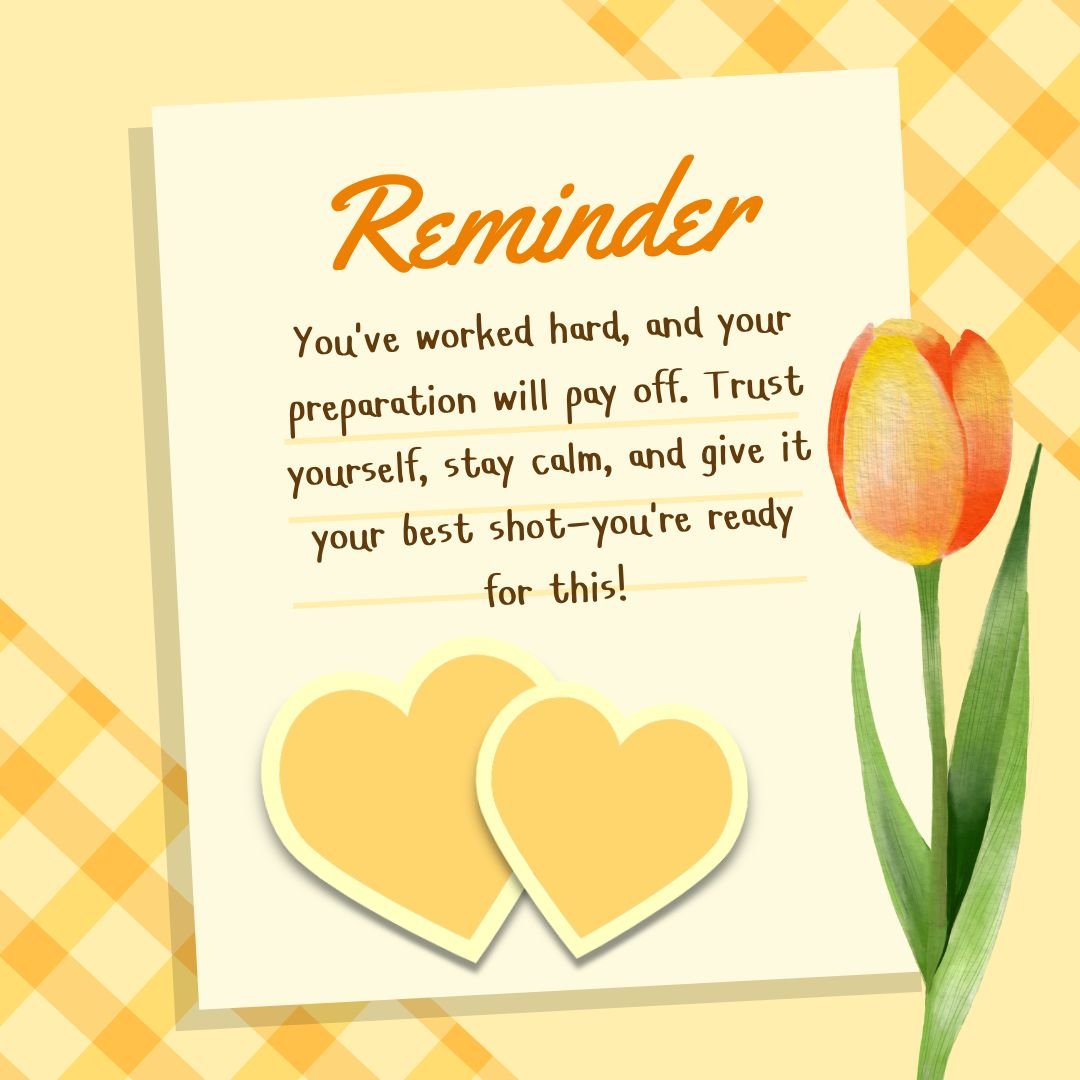 Motivational Messages for Students Before Exams